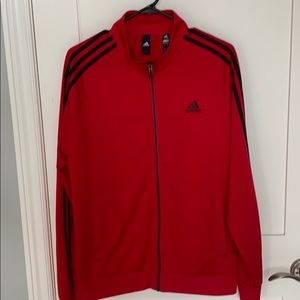 RED ADIDAS TRACK JACKET